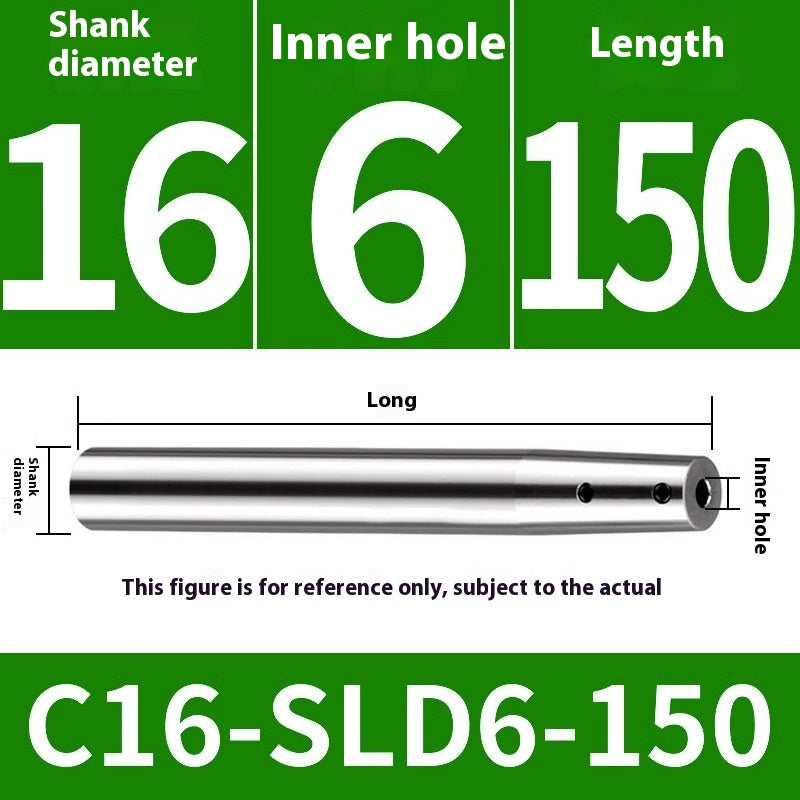 2059-High precision side solid SLD extension rod CNC milling cutter extended rod small diameter straight handle deep cavity avoidance C12C16C20 Shandong Denso Pricision Tools Co.,Ltd.